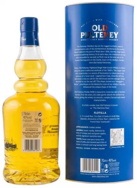Old Pulteney 2008 Flotilla ... 1x 0,7 Ltr.